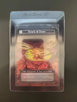 Drums Of Doom Sorcery Contested Realm Alpha Elite Foil - Image 1