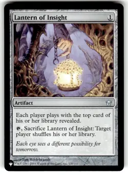 Lantern of Insight The List Reprints Regular MTG NM - Image 1