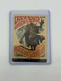 MTG LTR 0739 Last March of the Ents NM EN Borderless Poster Foil - Image 1