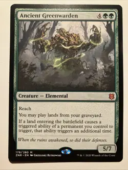 Ancient Greenwarden Zendikar Rising MTG NM Near Mint Magic The Gathering - Image 2