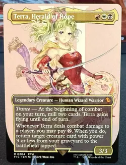 Terra, Herald of Hope (Borderless) Commander: Final Fantasy Regular - Image 1