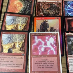 13 Red Magic the Gathering MTG Cards Sliver Raze Ball Lightning Pyroclasm - Image 3