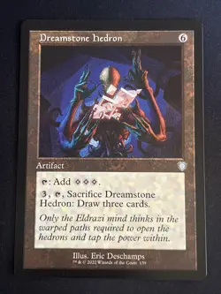 1x Dreamstone Hedron (139) Retro Framed The Brothers' War Commander NM MTG Magic - Image 1