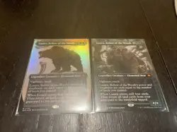 MTG Lumra, Bellow of the Woods X2 Foil Alt Art And Nonfoil Full Art Hot!!!! - Image 1