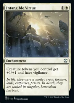 4x Intangible Virtue NM-Mint, English Commander: Streets of New Capenna MTG Magi - Image 1