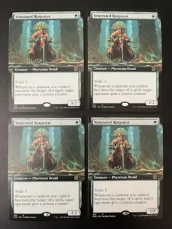 MTG- Venerated Rotpriest x4 - Phyrexia: All Will Be One (Extended Art) - Image 1