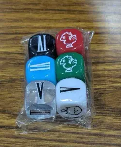 MTG Final Fantasy Magic Great War Festival Expansion Symbol Dice 6-Piece Set JP - Image 1