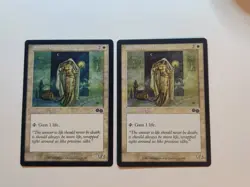 Silent Attendant x 2 LP/MP Urza's Saga Regular Magic - Image 1