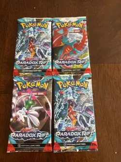 (x4) Pokemon Paradox Rift Booster Packs - Image 1