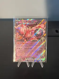 Team Rocket's Mewtwo Ex 216 Pokemon TCG S&V Black Star Promo Holo NM - Image 1