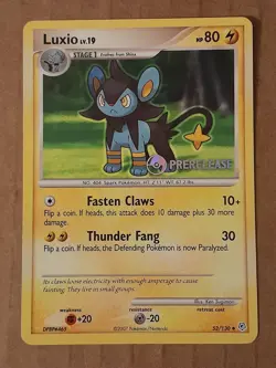 Pokemon Luxio 52/130 Diamond & Pearl Prerelease Promo NM-MT See Pictures - Image 1