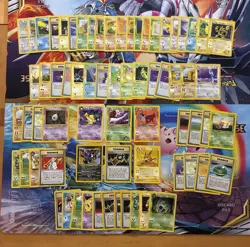 Vintage Pokemon Card Lot WOTC Fire First Edition Shadowless Etc Raichu Hypno - Image 1