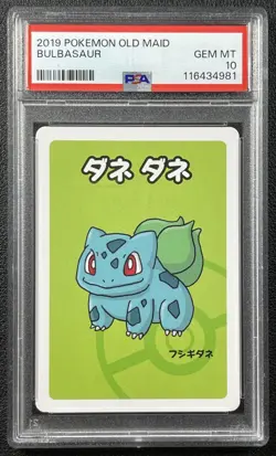 BULBASAUR PSA 10 2019 POKEMON OLD MAID GEM 981 - Image 1