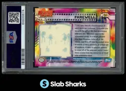 1999 TOPPS POKEMON THE FIRST MOVIE #39 FAREWELL FOIL PSA 7 - Image 2