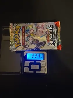Pokemon TCG Prismatic Evolutions Booster Pack New *SEALED* Heavy 22.43 Grams - Image 1