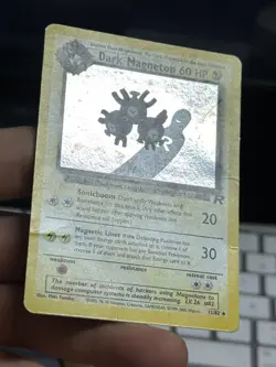 Dark Magneton 11/82 Team Rocket 2000 9/130 Base 2 Vintage Pokemon Card Lot WOTC - Image 4