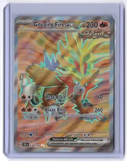 Gouging Fire ex - 188/162 Ultra Rare Holo NM Pokemon SV05: Temporal Forces - Image 1