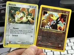 Meowth 013 2003 Entei 34 Black Star Promo 2001 Vintage Pokemon Card Lot WOTC - Image 2