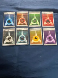 Pokemon TCG Black Bolt & White Flare Basic Energy Foil Holo Set of 8 - NM - Image 1
