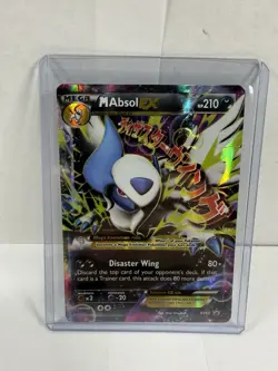 Pokemon M Absol EX XY63 XY Holo *DAMAGED* - Image 1