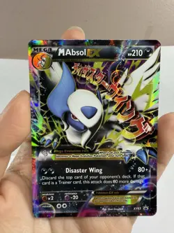 Pokemon M Absol EX XY63 XY Holo *DAMAGED* - Image 2