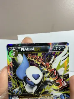 Pokemon M Absol EX XY63 XY Holo *DAMAGED* - Image 3
