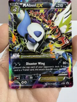 Pokemon M Absol EX XY63 XY Holo *DAMAGED* - Image 4