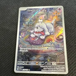 Greavard 214/198 Pokemon TCG Scarlet Violet Base Set Illustration Rare - Image 1