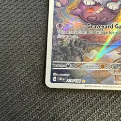 Greavard 214/198 Pokemon TCG Scarlet Violet Base Set Illustration Rare - Image 3
