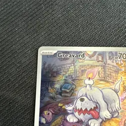 Greavard 214/198 Pokemon TCG Scarlet Violet Base Set Illustration Rare - Image 4