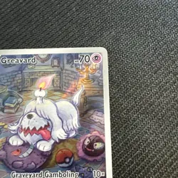 Greavard 214/198 Pokemon TCG Scarlet Violet Base Set Illustration Rare - Image 5