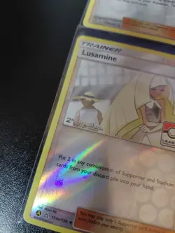 Lusamine 2nd Place *STAMPED* Lot of 4 Pokemon League Stamped Reverse Holos NM-LP - Image 2