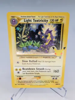 2021 Pokemon Light Toxtricity SWSH177 Black Star Promo NM-MT Celebrations 6 - Image 1