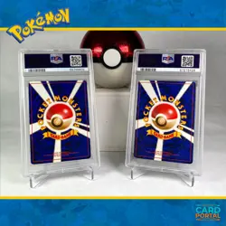 Pikachu & Pokemon Center - Pokemon TCG - 1996 Japanese Basic - PSA 2 & 3 - Image 2