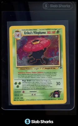 2000 POKEMON GYM HEROES 1ST EDITION #5/132 ERIKA'S VILEPLUME HOLO - Image 1