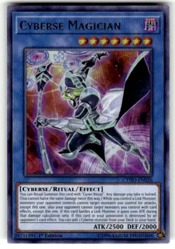 1x (M/NM) Cyberse Magician - CYHO-EN026 - Ultra Rare YuGiOh - Image 1