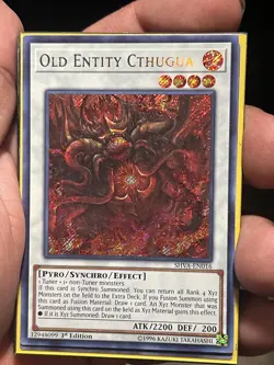 1x (LP) Old Entity Cthugua - SHVA-EN016 - Secret Rare - 1st Edition YuGiOh - Image 1