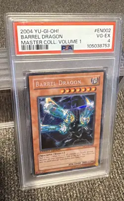 2004 Yu-Gi-Oh! Barrel Dragon Master Collection Volume 1 #MC1-EN002 PSA 4 - Image 4