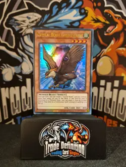 Crystal Beast Cobalt Eagle BLCR-EN052 Ultra Rare 1st Edition YuGiOh - Image 1