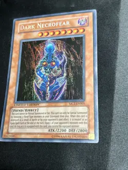 YUGIOH Dark Necrofear MC1-EN005 SECRET RARE Vintage LIMITED EDITION - Image 5