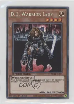 SCR - DD Warrior Lady 1st Ed. YuGiOh Speed Duel GX: Duel Academy Box #SGX1-ENE04 - Image 1