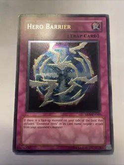 Yugioh Elemental Energy HERO BARRIER Ultimate Rare EEN-EN049 LP - Image 1