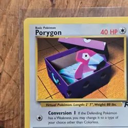 🔥Porygon Pokemon Card 48/82 Team Rocket Non-Holo 2000 WOTC 40HP Uncommon -LP - Image 2