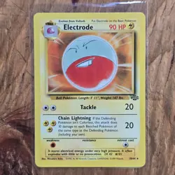 🔥Electrode Pokemon Card 18/64 Jungle Non-Holo 1999 WOTC 90HP Rare -LP - Image 1
