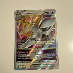 Pokemon TCG Arceus VSTAR Holo Ultra Rare Card 123/172 Brilliant Stars - Image 1