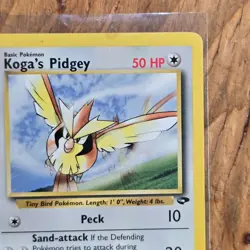 🔥Koga's Pidgey Pokemon Card 80/132 Gym Challenge Non-Holo 2000 WOTC 50HP -LP - Image 2