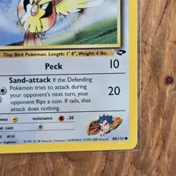 🔥Koga's Pidgey Pokemon Card 80/132 Gym Challenge Non-Holo 2000 WOTC 50HP -LP - Image 4