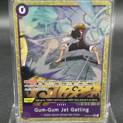 One Piece Card Game Gum-Gum Jet Gatling (Alternate Art) OP03-072 R English - Image 1