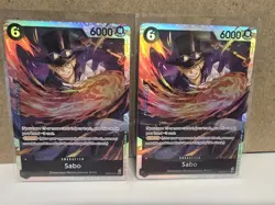 2x's One Piece TCG | Sabo PRB02-014 SR - One Piece Card the Best Vol. 2 NM - Image 1