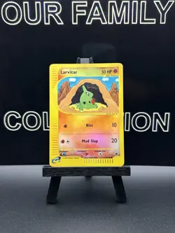 Pokemon Larvitar Reverse Holo Card Expedition Base Set 116/165 LP - Image 1